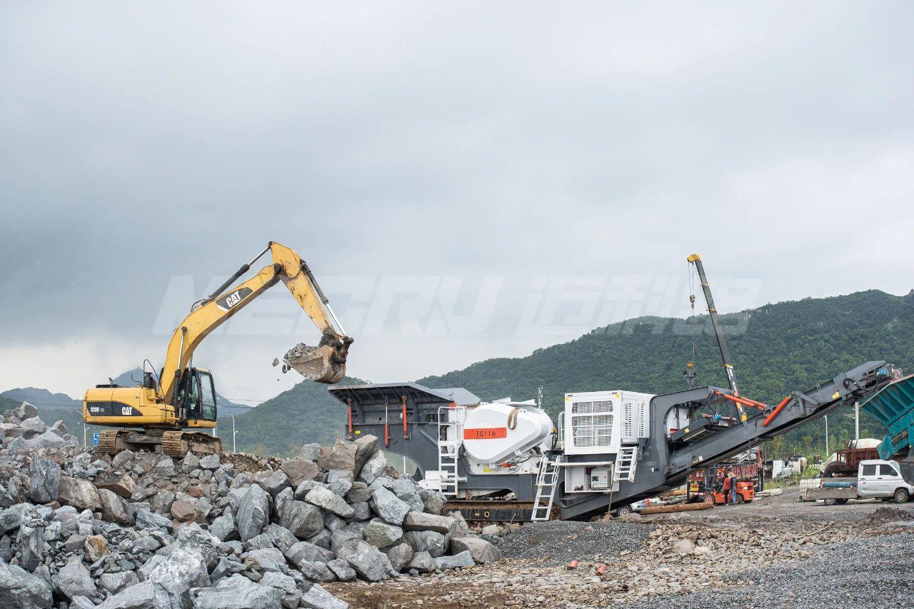 迈科路精品案例——鄂州200t/h建筑垃圾处理